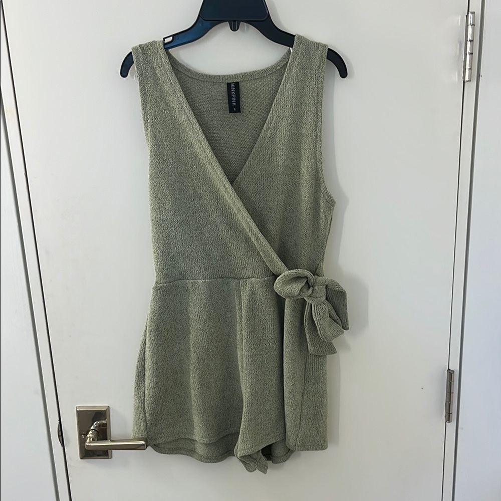 Minkpink Women’s Romper in Green - size small